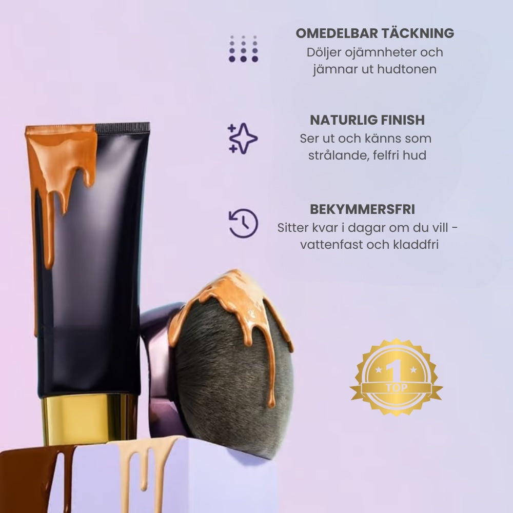 SkinCover™ – Kroppstäckkräm för ytliga spruckna blodkärl, åldersfläckar, ärr, bristningar, blåmärken och andra hudåkommor