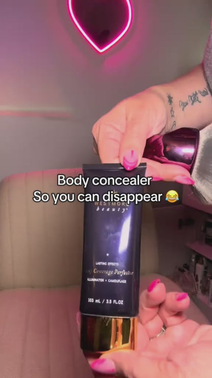 SkinCover™ – Kroppstäckkräm för ytliga spruckna blodkärl, åldersfläckar, ärr, bristningar, blåmärken och andra hudåkommor